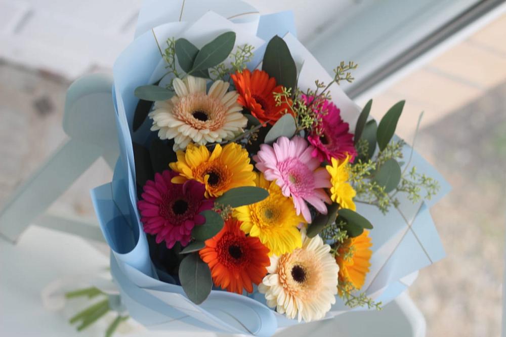 Букет цветов из: Герберы в Калевале