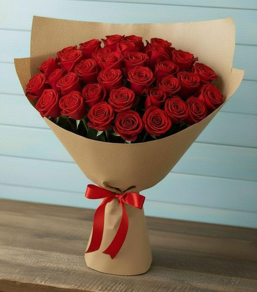 Букет Красные розы Милано в Калевале