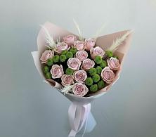 Букет цветов из:  Розы и Хризантемы #REPLACE_PRED# Калевале