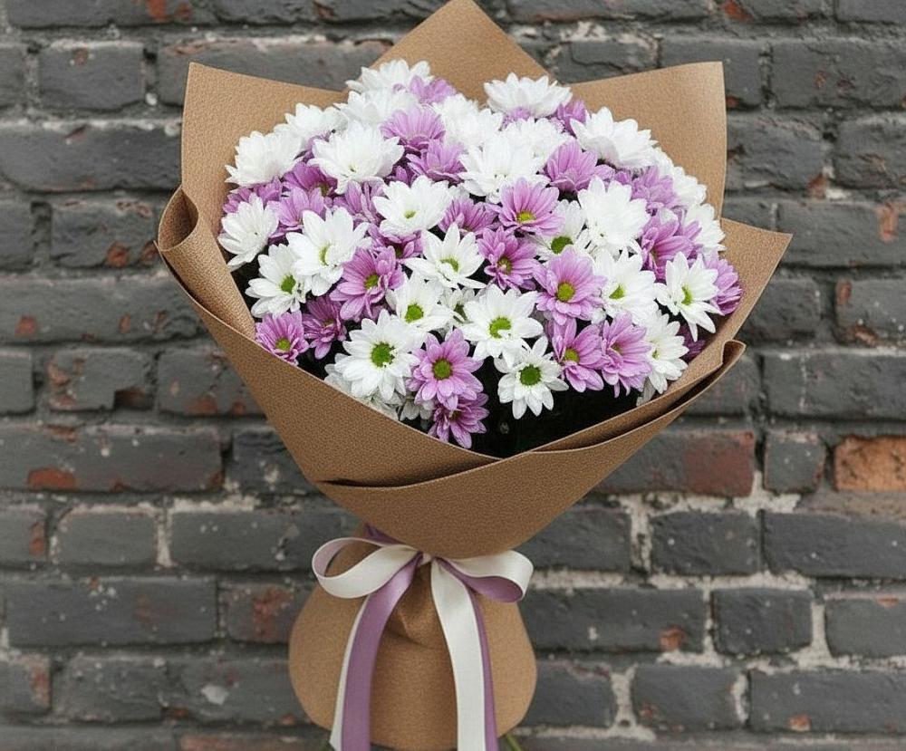 Букет цветов из: Хризантемы в Калевале