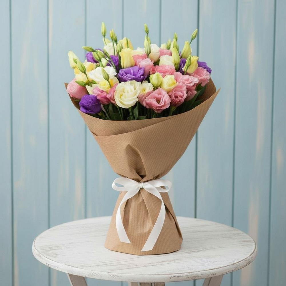 Букет цветов из: Лизиантусы в Калевале