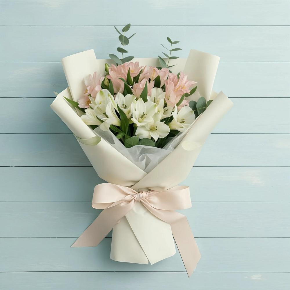 Букет цветов из: Альстромерии в Калевале