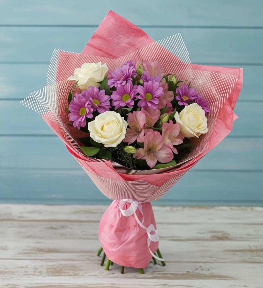 Букет цветов из: Герберы в Калевале