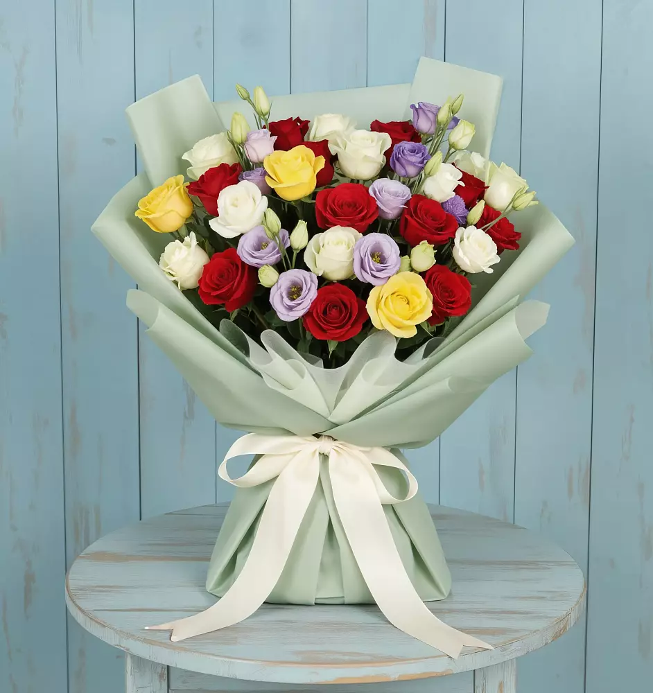 Букет цветов из: Розы в Калевале