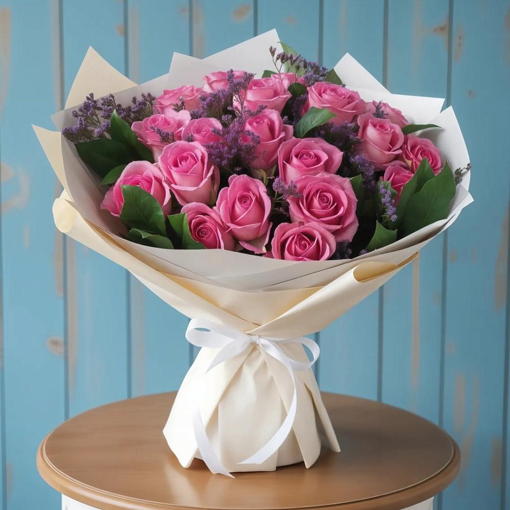 Букет цветов из: Розы в Калевале