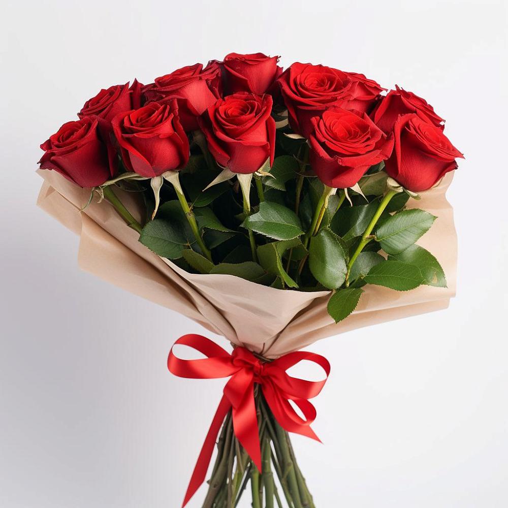 Букет 11 Красных роз Эдлесс Лав в Калевале