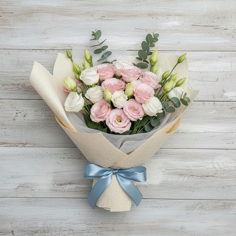 Букет цветов из: Лизиантусы в Калевале